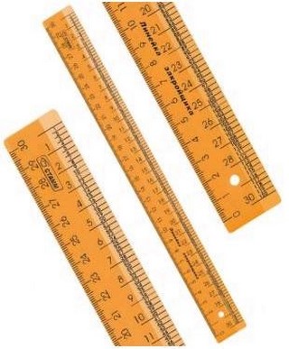 Линейка п/м 30см закройщика цветная арт.ЛН...