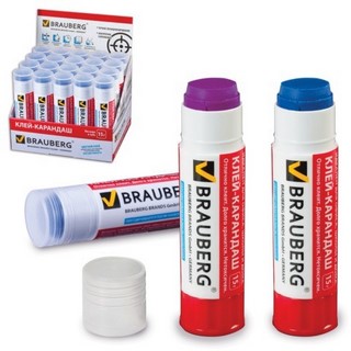 Клей-карандаш Brauberg Хамелион15 гр