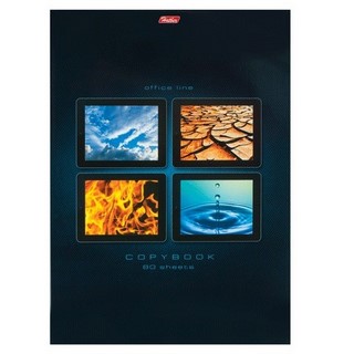 Тетрадь А4 80л клетка Элементы природы ХАТ...