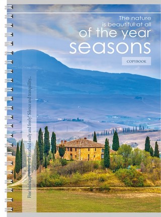 Тетрадь А4 80л клетка/спираль Горная местн...