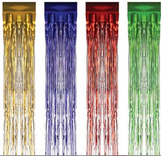 Дождик елочный, цветной