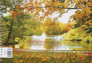 Альбом для рисования 40л./гребень Осень КТ...