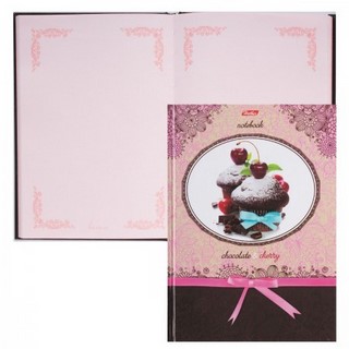 Записная книжка А5  80л. Шоколад и вишня Х...