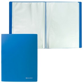 Папка пластиковая с 10 файлами 0,5мм Braub...