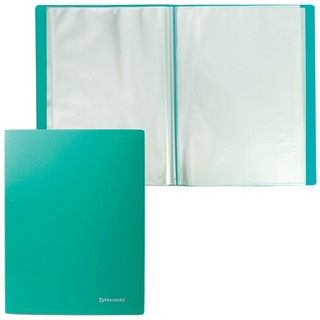 Папка пластиковая с 40 файлами 0,6мм Braub...