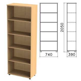 Шкаф (стеллаж) Монолит (ш740*г390*в2050 мм...