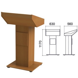 Трибуна напольная Монолит (ш630*г560*в1170...