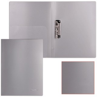 Папка пластиковая с зажимом+карман 0,6мм B...