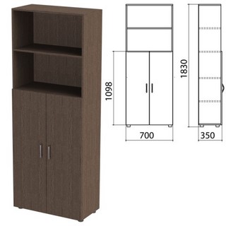 Шкаф полузакрытый Канц, 700х350х1830 мм, ц...