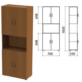 Шкаф полузакрытый Канц, 700х350х1830мм, цв...
