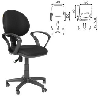 Кресло оператора СН 682 с подлокотниками, ...