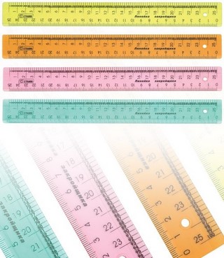 Линейка п/м 25см закройщика