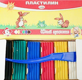 Пластилин  6цв. Юный художник Гамма (Росси...