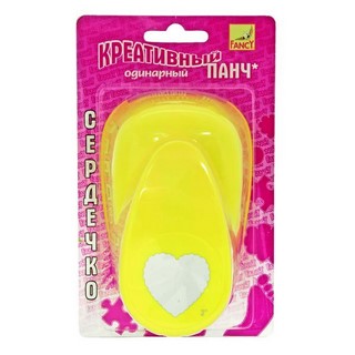 Дырокол фигурный диам. 1,6см FANCY Сердечк...