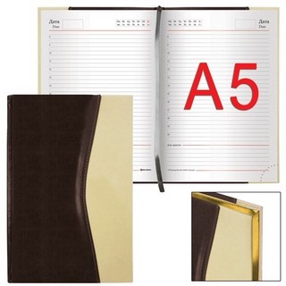 Ежедневник А5 Brauberg De Luxe комбинир. к...