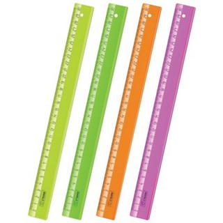 Линейка п/м 30см цветная арт.ЛН-32 Neon Cr...
