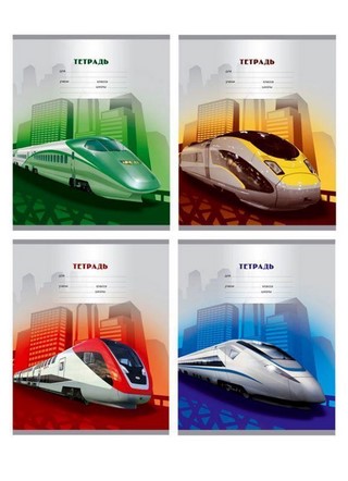 Тетрадь 12л косая линия Express BG