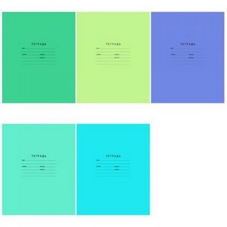 Тетрадь 12л линия Отличная BG ассорти