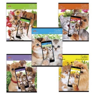 Тетрадь 48л клетка Selfie ХАТБЕР