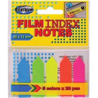 Закладки самоклеящиеся 45х12 5цв  20л.  не...