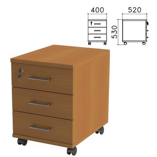 Тумба подкатная Монолит (ш400*г520*в530 мм...