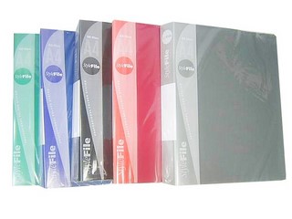 Папка пластиковая с 60 файлами 0,65мм Бюро...