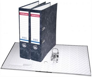 Папка-файл А5 70мм картон EK Basic вертика...