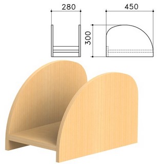 Подставка под системный блок Канц, цвет бу...