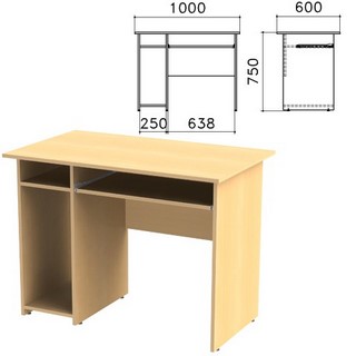 Стол компьютерный Канц (ш1000*г600*в750 мм...