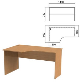 Стол письменный эргономичный Эко (ш1400*г9...
