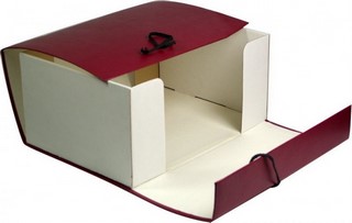 Короб архивный А4 120мм бумвинил с завязка...