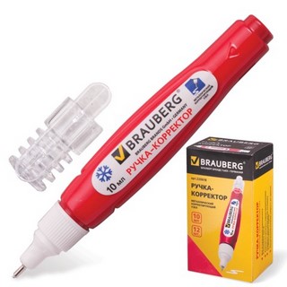 Штрих-карандаш Brauberg 10мл мет. наконечн...