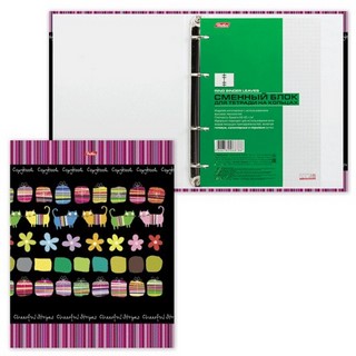 Тетрадь на кольцах 120л Яркие полосы ХАТБЕ...