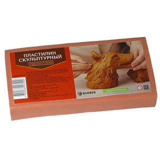 Пластилин скульптурный 0,5кг терракотовый ...