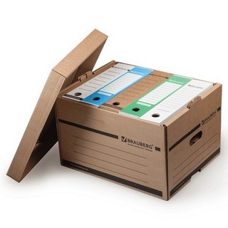 Короб архивный  картон BRAUBERG надстраива...