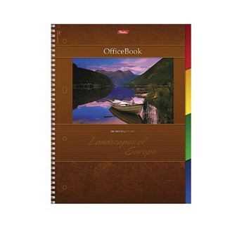 Тетрадь 120л клетка  на гребне Озеро в гор...